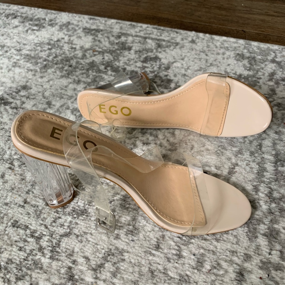Ego Ariana Perspex Heels